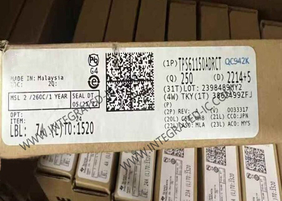 TPS61150ADRCT Τσιπ ολοκληρωμένου κυκλώματος διπλής εξόδου Boost WLED Driver χρησιμοποιώντας ενιαίο επαγωγό