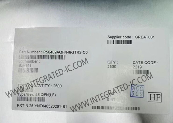 PS8409AQFN48GTR2-C0 Τσιπ ολοκληρωμένου κυκλώματος 6 Gbps HDMITM 2.0 Επαναλαμβανόμενος καθαρισμός Jitter