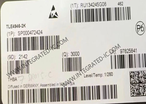 TLE4946-2K Αισθητήρας IC Αυτοκινητοβιομηχανική κλειδαριά Hall 2.7V έως 24V Κλειδαριά Hall Effect