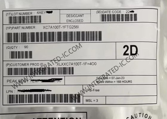 XC7A100T-1FTG256I Πεδίο Προγραμματίσιμη Πύλη Μαρί υψηλής απόδοσης Εγκατεστημένη Προγραμματίσιμη Λογική FPGA