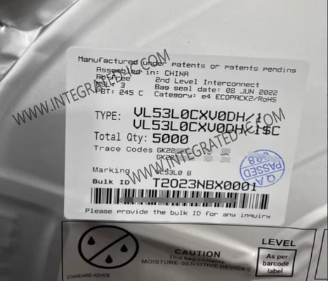 Δικτυακό σύστημα αισθητήρα VL53L0CXV0DH/1 Time-of-Flight Range Sensor Modules