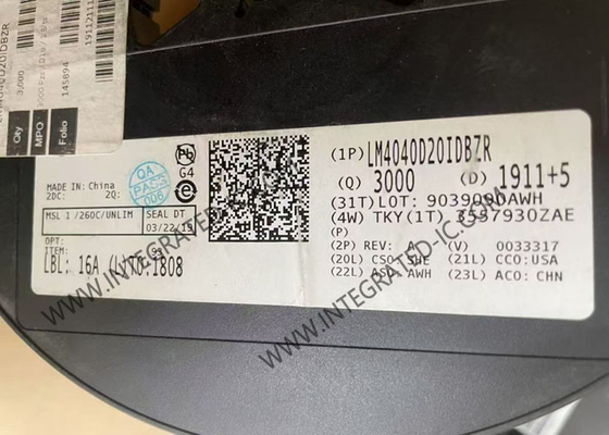 Τσιπ ολοκληρωμένου κυκλώματος LM4040D20IDBZR 45μA Αναφορά τάσης μετατόπισης μικροηλεκτρικής ισχύος