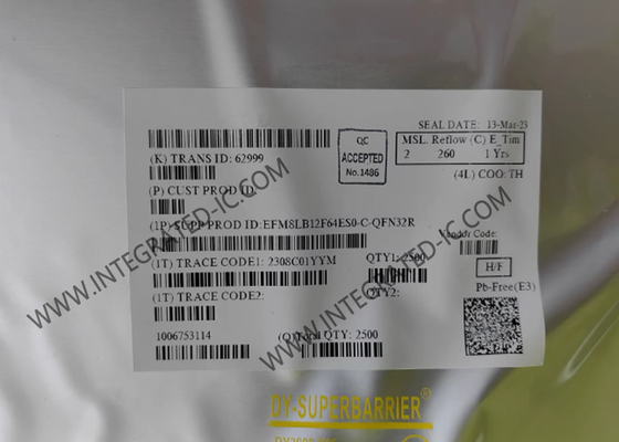 EFM8LB12F64ES0-C-QFN32R Μικροελεγκτής MCU 72 MHz 8-bit Μικροελεγκτές QFN-32 Πακέτο