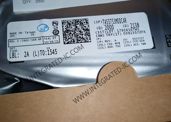 TAS5753MDDCAR Ενσωματωμένο κύκλωμα Τσιπ Τάξη-D ενισχυτής με ψηφιακό επεξεργαστή ήχου HTSSOP-48