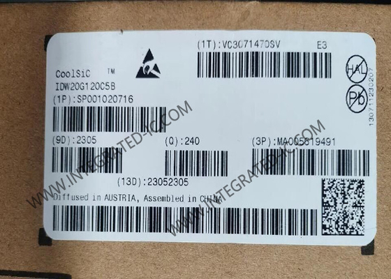 Τσιπ ολοκληρωμένου κυκλώματος IDW20G120C5B 1200V 20A Δίοδος Schottky Καρβιδίου Σιλικού για φόρτιση ηλεκτρικών οχημάτων