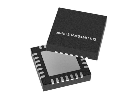 DSPIC33AK64MC102-E/M7 Μικροελεγκτής MCU Υψηλής απόδοσης ψηφιακός ελεγκτής σήματος