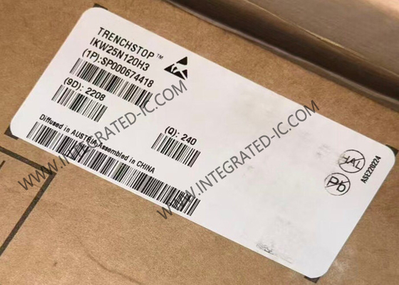 Συμπληρωματικό κύκλωμα ICW25N120H3 1200V IGBT τρανζίστορες με αντιπαράλληλη διόδη στο TO-247 πακέτο