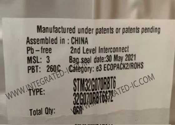 Μικροελεγκτής MCU STM32G070RBT6 36 KB RAM Mainstream ARM Cortex-M0+ MCU
