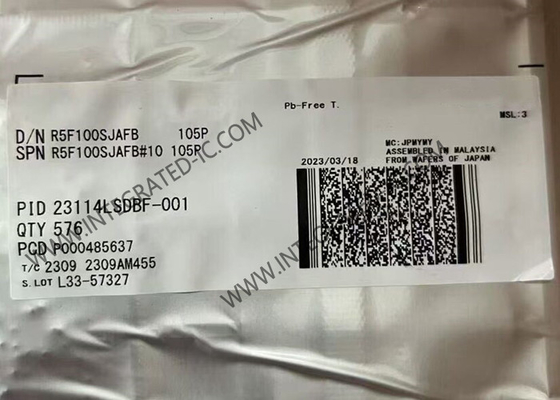 R5F100SJAFB Μικροελεγκτής MCU Μικροελεγκτές υψηλής λειτουργίας χαμηλής ισχύος για γενικές εφαρμογές