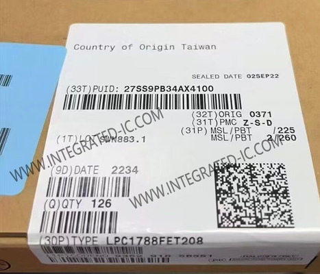 Μικροελεγκτής MCU LPC1788FET208 ARM Cortex-M3 Μονόπυρη Μικροελεγκτής IC