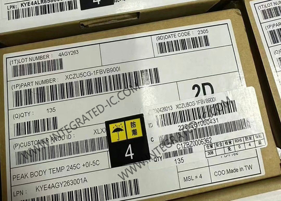 Πλαίσιο προγραμματισμού πύλης XCZU5CG-1FBVB900I 850 mV ARM Cortex-R5 SOC FPGA IC