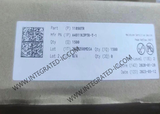 Τσιπ a4911kjptr-τ-1 πολυφασικό ολοκληρωμένο κύκλωμα 48-LQFP ολοκληρωμένων κυκλωμάτων οδηγών μηχανών