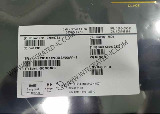 Συμπληρωμένο κύκλωμα chip MAX20056BAUGA Συμπληρωμένοι οδηγοί φωτισμού LED 6 καναλιών