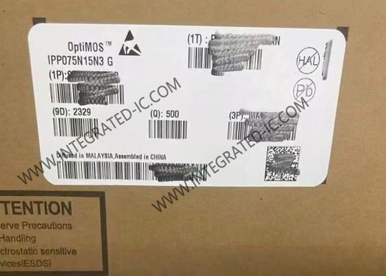 IPP075N15N3G Integrated Circuit Chip OptiMOS 3 Τρανζίστορα ισχύος 150V Τρανζίστορα MOSFET