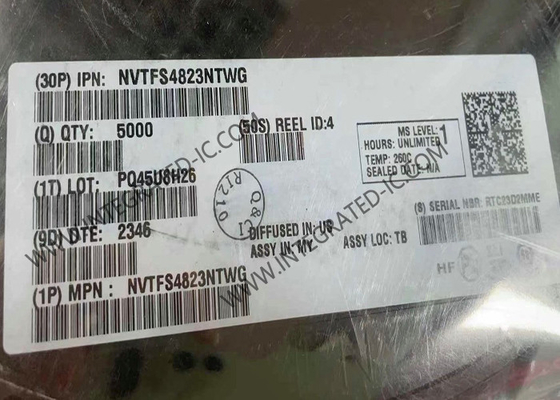 NVTFS4823NTWG Τσιπ ολοκληρωμένου κυκλώματος 30V 30A10.5 mΩ Μοναδικός N-Channel Power MOSFET Τρανζίστορες