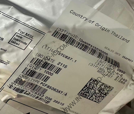 PCF85063AT Τσιπ ολοκληρωμένου κυκλώματος 2 καλωδίων Σειριακό μικροσκοπικό ρολόι και ημερολόγιο πραγματικού χρόνου