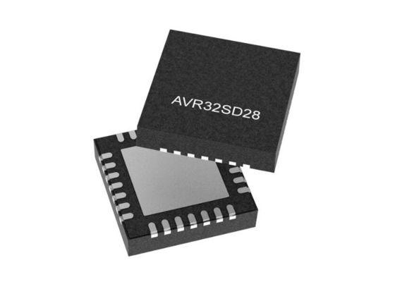 Μικροελεγκτής AVR32SD28T-E/3LW MCU 8Bit AVR SD Μικροελεγκτής VQFN28 Διπλού Πυρήνα MCU