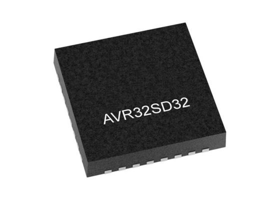 Μικροελεγκτής AVR32SD32T-E/QZB MCU Ενσωματωμένος MCU VQFN32 8Bit AVR SD Microcontrollers