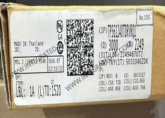 Η αυτοκινητική υψηλή αποδοτικότητα τσιπ TPS61240TDRVRQ1 3.5MHz επιταχύνει το μετατροπέα