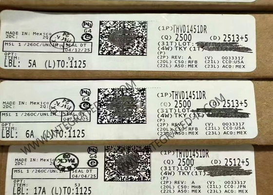Τσιπ ολοκληρωμένου κυκλώματος THVD1451DR 3.3V έως 5V RS-485 Πηρακτήρας Με ±18-kV προστασία ESD IEC