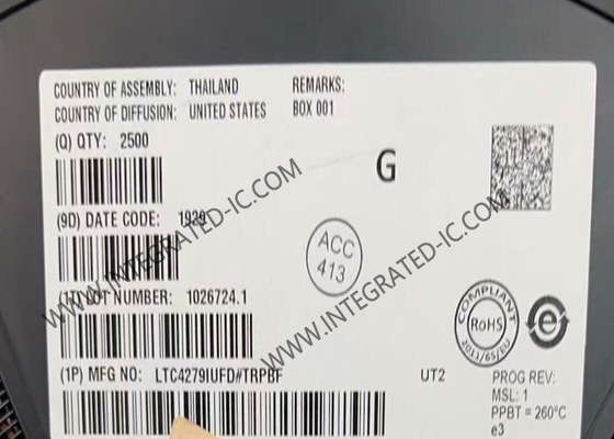 LTC4279IUFD Chip ολοκληρωμένου κυκλώματος με ενιαία θύρα PoE ελεγκτής εξοπλισμού παροχής ενέργειας