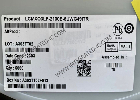 Πεδίο Προγραμματισμένη Πύλη Μαρέα LCMXO3LF-2100E-5UWG49ITR MachXO3 Ενσωματωμένο Πεδίο Προγραμματισμένη Πύλη Μαρέα IC