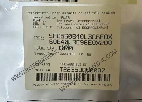 SPC560B40L3C6E0X τριανταδυάμπιτη MCU ενιαία ΛΆΜΨΗ 100-LQFP πυρήνων μικροελεγκτών
