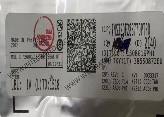 Μικροελεγκτής MCU TMS320F28377DPTPQ Αυτοκινητοβιομηχανικός μικροελεγκτής IC 32-bit διπλού πυρήνα 200MHz 1MB FLASH