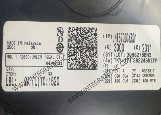 Αισθητήρας IC LMT87QDCKRQ1 Αισθητήρες θερμοκρασίας αναλογικής εξόδου κλάσης AB
