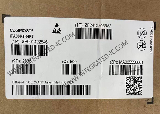 Ολοκληρωμένο Κύκλωμα IPA80R1K4P7 Chip 800V 4A CoolMOS P7 Power MOSFET Transistors