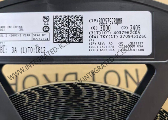 BQ25792RQMR Ολοκληρωμένο Κύκλωμα (IC) 5A 1-4 Cell Buck Boost Φορτιστής Μπαταρίας IC