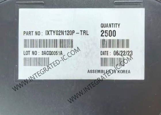 IXTY02N120P-TRL Τσιπ ολοκληρωμένου κυκλώματος 200V 200mA Τρανζίστορες MOSFET πολικής ισχύος