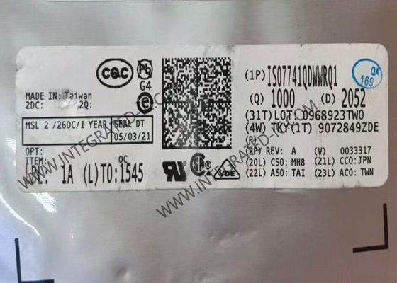 Τσιπ ολοκληρωμένου κυκλώματος ISO7741QDWWRQ1 5000Vrms 4 κανάλια ψηφιακός απομονωτής SOIC16