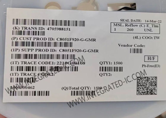 C8051F920-G-GM Μικροελεγκτής MCU 8051 Core 25MHz Ultra Low-Power 8-Bit MCU QFN-32