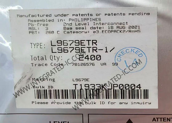 L9679ETR Ολοκληρωμένο Κύκλωμα Chip Κυκλώματος Αποκοπής Μπαταρίας Αυτοκινήτου και IC Επέκτασης Συστήματος Αερόσακων