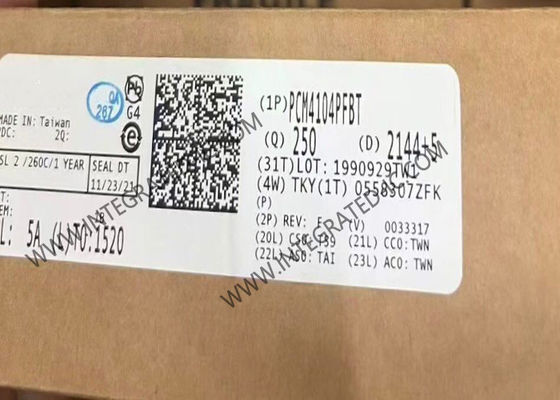 Ολοκληρωμένο Κύκλωμα Chip PCM4104PFBT 118dB Audio DAC 24Bit Ψηφιακός σε Αναλογικό Μετατροπέας