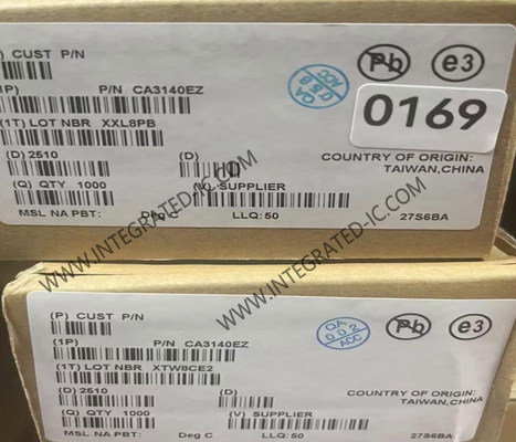 CA3140EZ Τσιπ ολοκληρωμένου κυκλώματος 4,5MHz BiMOS λειτουργικός ενισχυτής PDIP8