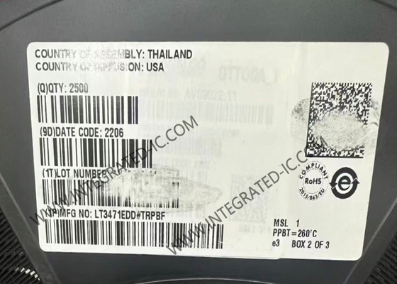 LT3471EDD Ολοκληρωμένο Κύκλωμα Chip Διπλό 1.3A 1.2MHz Switching Regulator Πακέτο DFN-10