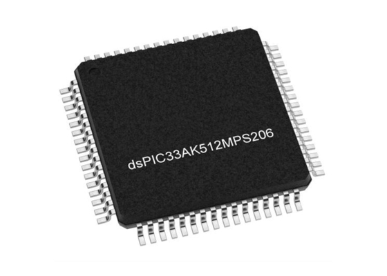 DSPIC33AK512MPS206-I/PT Μικροελεγκτής MCU 200MHz 32Bit Single Core DSC TQFP64