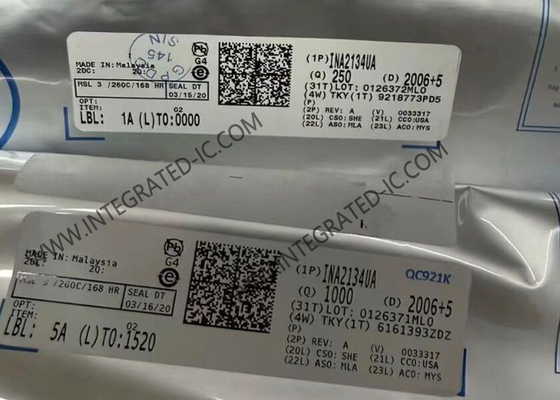 INA2134UA Ολοκληρωμένο Κύκλωμα Chip Δέκτες Γραμμής Διαφορικού Ήχου SOIC14 Audio IC