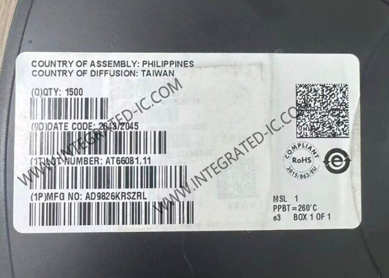 AD9826KRSZRL Integrated Circuit Chip ολοκληρωμένο 16-bit επεξεργαστή σήματος απεικόνισης SSOP-28