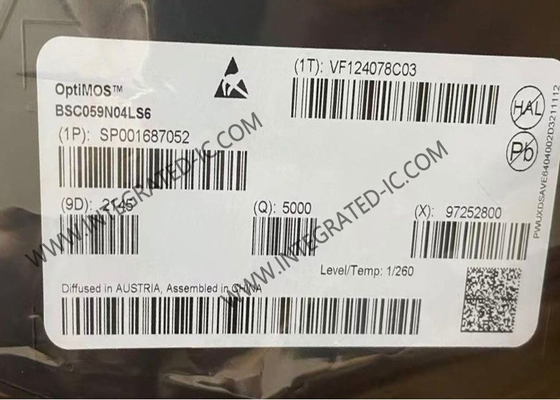 BSC059N04LS6 Ολοκληρωμένο Κύκλωμα Chip 40V OptiMOS 6 Power MOSFET Τρανζίστορ