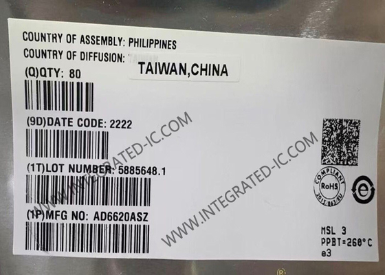 Ολοκληρωμένο Κύκλωμα AD6620ASZ Chip 65MSPS Ψηφιακός Επεξεργαστής Σήματος Λήψης