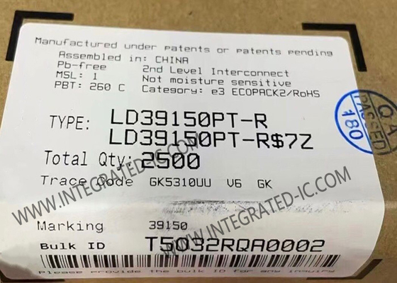 LD39150PT Ολοκληρωμένο Κύκλωμα Chip Εξαιρετικά Χαμηλής Πτώσης BiCMOS Ρυθμιστής Τάσης