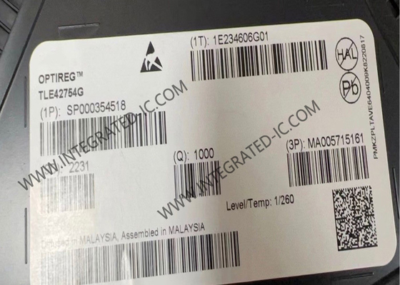 TLE42754G Τσιπ ολοκληρωμένου κυκλώματος Αυτοκινητοβιομηχανικός ρυθμιστής γραμμικής τάσης χαμηλής πτώσης