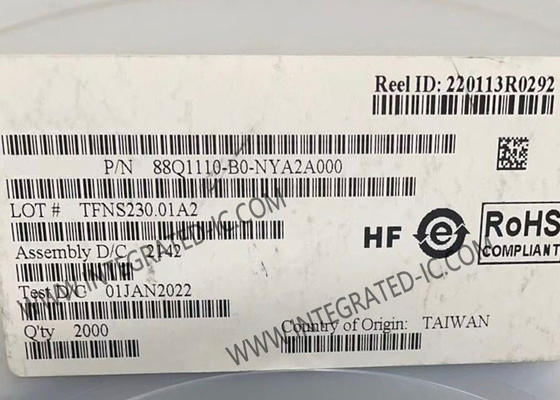 88Q1110-B0-NYA2A000 Ethernet IC 1.25 Gbps χαμηλής ισχύος αυτοκινήτων Ethernet PHY