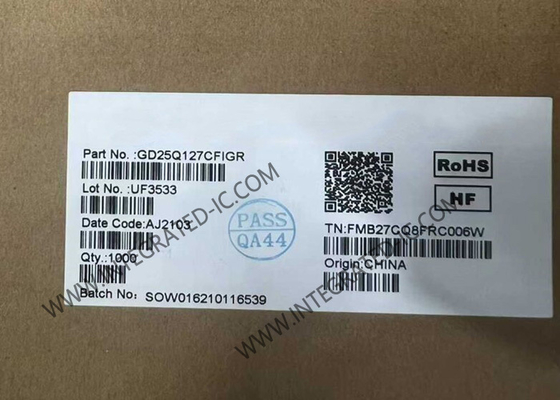 GD25Q127CFIGR Μνήμη IC Chip 128Mbit 3.3V Uniform Sector Serial NOR Flash Memory