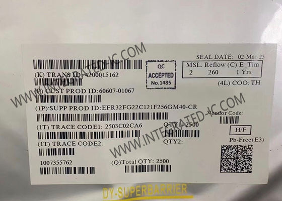 Μονάδα ασύρματης επικοινωνίας EFR32FG22C121F256GM40-CR Υψηλής ενσωμάτωσης ασύρματο 2.4GHz SoC