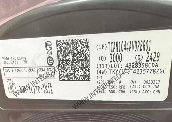 Τσιπ ολοκληρωμένου κυκλώματος TCAN1044AVDRBRQ1 1.8V Transceiver CAN αυτοκινήτου
