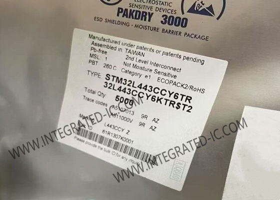 STM32L443CCY6TR Μικροελεγκτής MCU 80MHz 32Bit Μικροελεγκτές Arm Cortex M4 MCU